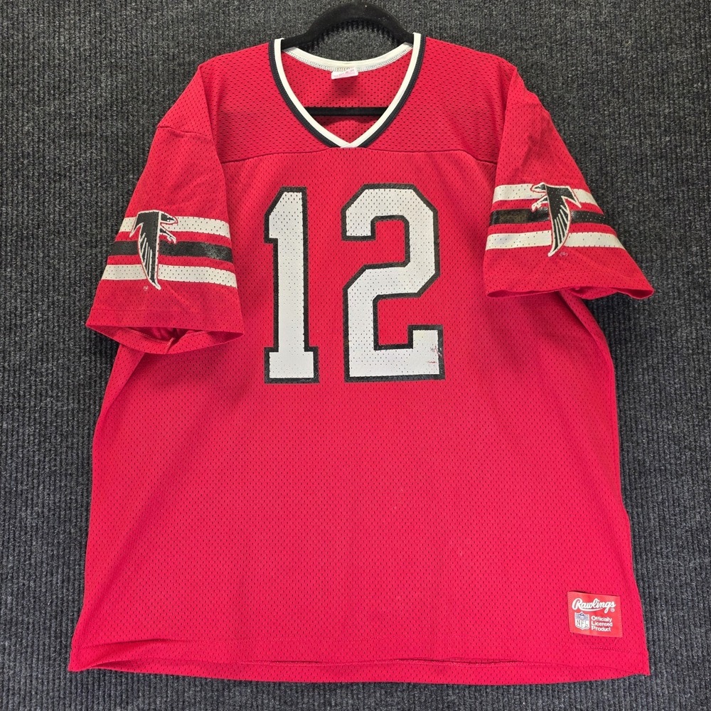 Vintage 1970s Atlanta Falcons Rawlings XXL NFL Football Jersey #12 RARE